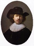 REMBRANDT Harmenszoon van Rijn Self-Portrait (mk33) USA oil painting artist